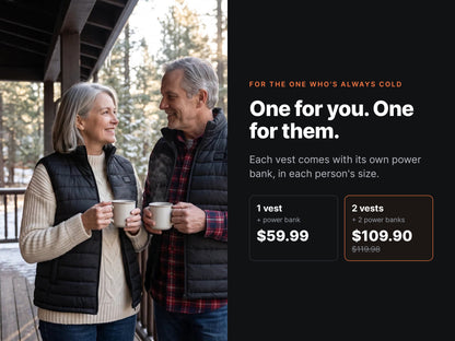 Two-pack: one vest for you, one for them