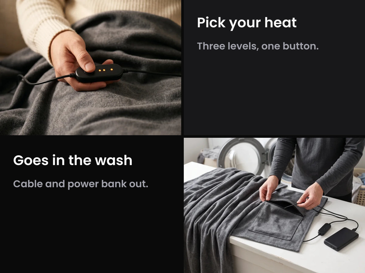 Tuckwarm Cordless Heated Blanket