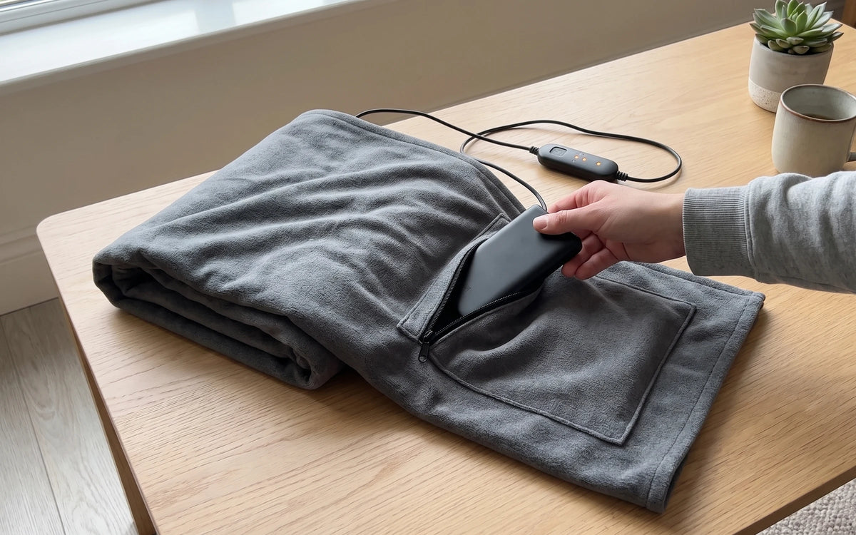 Power bank in the pocket.